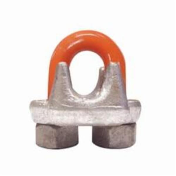 CM M247 Wire Rope Clip, 5/16 in Dia, Forged Steel, 2 Clips, 5-1/4 in Rope Turn Back