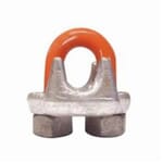 CM M247 Wire Rope Clip, 5/16 in Dia, Forged Steel, 2 Clips, 5-1/4 in Rope Turn Back