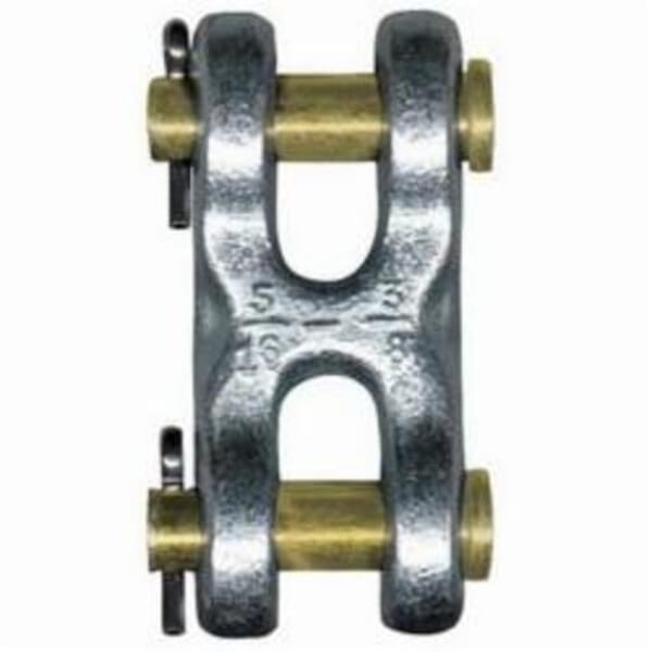 CM M608 Double Clevis Mid Link, 11300 lb Load, Steel, Zinc Plated