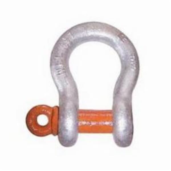 CM M647G Super Strong Anchor Shackle, 1 ton Load, 5/16 in, 3/8 in Dia Screw Pin, Galvanized