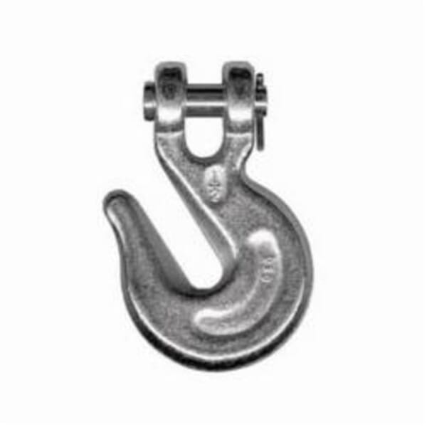 CM M805L Big Orange Grab Hook, 5/16 in Trade, 3900 lb Load, 43 Grade, Clevis Attachment, Carbon Steel