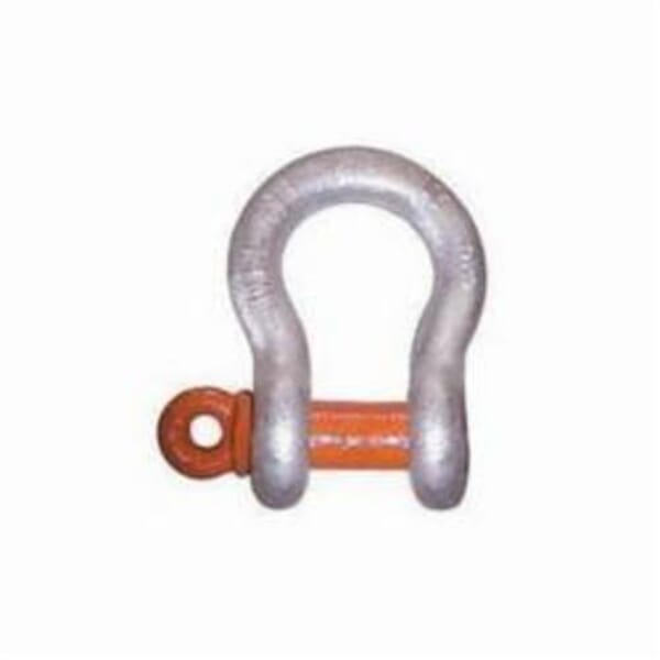CM MC653G Anchor Shackle, 6.5 ton Load, 7/8 in, 1 in Dia Screw Pin