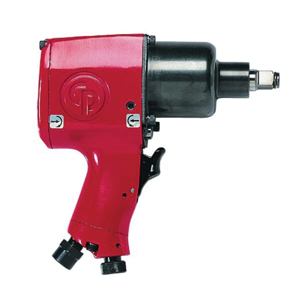 Chicago Pneumatic 6151909541 Impact Wrench, 1/2 in Drive, 34 to 434 N-m Forward/ 610 N-m Reverse Torque, 13 cfm Air Flow, 6.6 in OAL