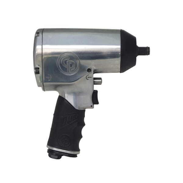 Chicago Pneumatic T024587 Impact Wrench, 1/2 in Drive, 68 to 610 N-m Forward/ 827 N-m Reverse Torque, 22 cfm Air Flow, 7 in OAL