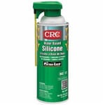 CRC 03035 Non-Flammable Water Based Silicone Lubricant, 16 oz Aerosol Can, Emulsion Form, Cream White, 0 to 400 deg F