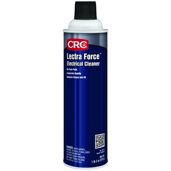 CRC 02115 Lectra Force Multi-Purpose Non-Flammable Electrical Cleaner, 20 oz Aerosol Can, Liquid Form, Clear