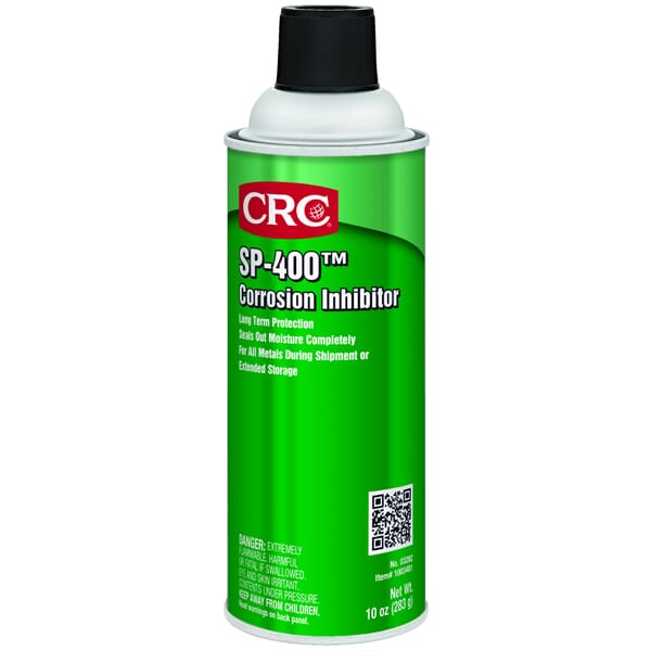 CRC 03282 SP-400 Extreme Duty Extremely Flammable Corrosion Inhibitor, 16 oz Aerosol Can, Liquid/Viscous Form, Dark Amber, 0.787