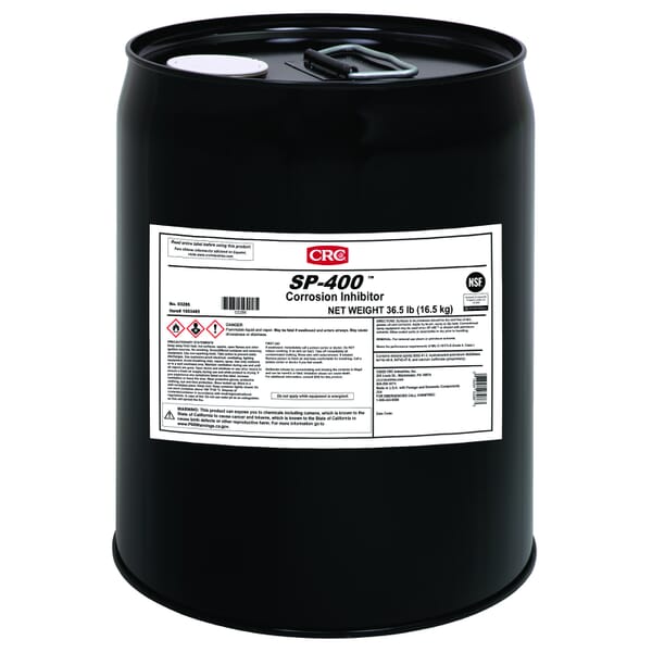 CRC 03286 SP-400 Combustible Extreme Duty Corrosion Inhibitor, 5 gal Pail, Liquid/Viscous Form, Dark Amber, 0.878