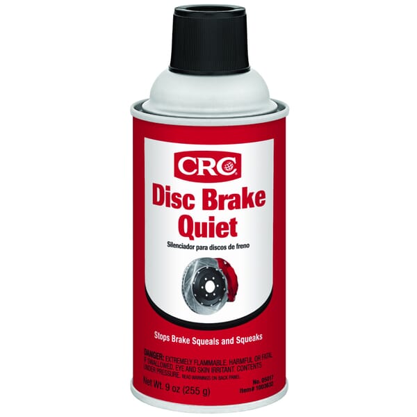 CRC 05017 Dry Film Extremely Flammable Disc Brake Quiet, 12 oz Aerosol Can, Liquid, Red, Solvent