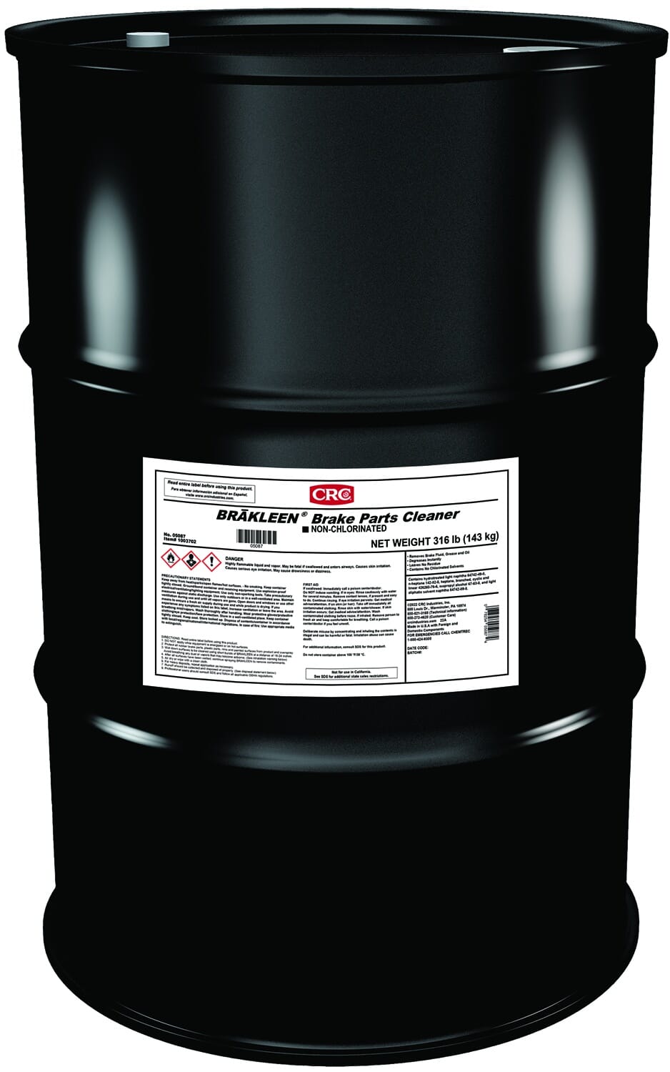 CRC 05087 Brakleen Extremely Flammable Non-Chlorinated Brake Parts