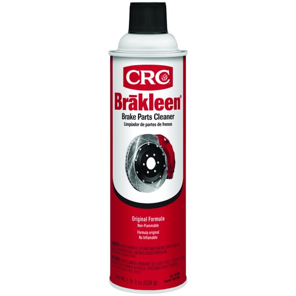 CRC 05089 Brakleen Chlorinated Non-Flammable Brake Parts Cleaner, 20 oz Aerosol Can, Liquid, Clear, Irritating