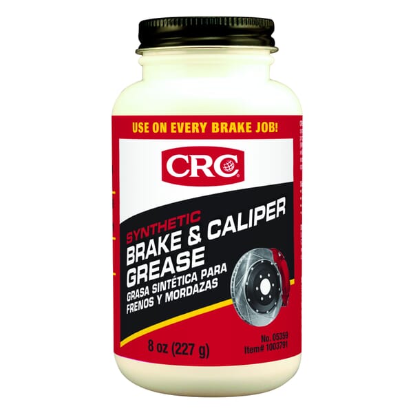 CRC 05359 Brake Caliper Non-Flammable Synthetic Grease, 8 oz Can, Semi-Solid Grease Form, Dark Gray, -30 to 600 deg F