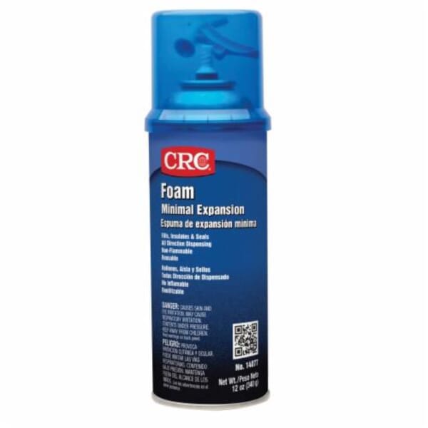 CRC 14077 Minimal Expansion Non-Flammable Foam Sealant, 16 oz Aerosol Can, Foam Form, Off-White, 1.2