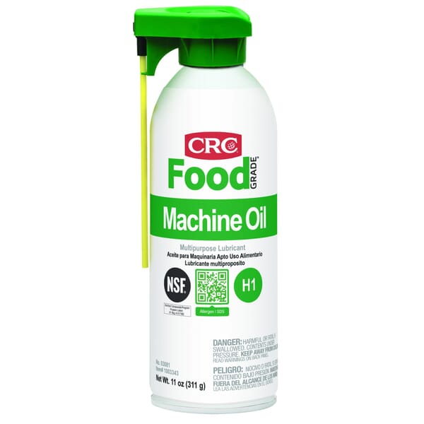 CRC 3081 Machine Oil, 11 oz Aerosol Can, Solvent Odor/Scent, Liquid Form, Clear