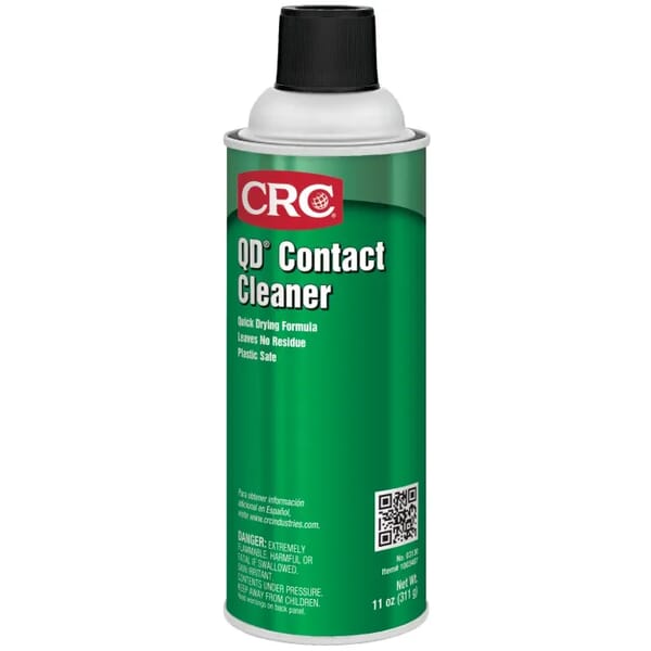 CRC 3130 Flammable Contact Cleaner, 11 oz Aerosol Can, Liquid Form
