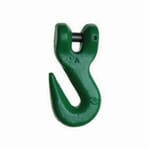 Campbell Quik-Alloy 5724615 Type S/C Grab Hook, 3/8 in Trade, 8800 lb Load, 100 Grade, Jaws and Clevis Attachment, Alloy Steel