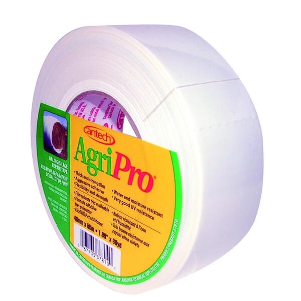 ipg PE814433WP Preservation Film Tape, 33 m L x 144 mm W, 0.23 mm THK, Synthetic Rubber Adhesive, Polyethylene Film Backing, White