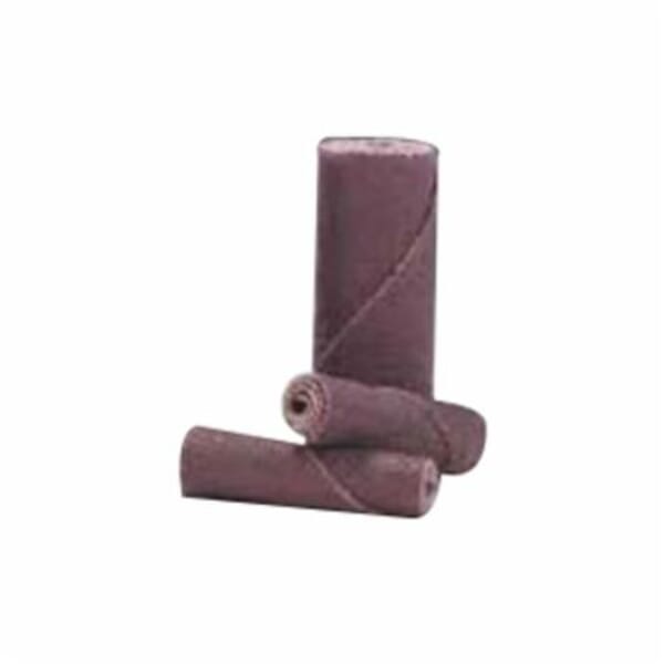 Merit 08834180487 M-9 Coated Cartridge Roll, 3/4 in Dia x 1-1/2 in OAL, 1/8 in Pilot Hole, 120 Grit, Aluminum Oxide Abrasive