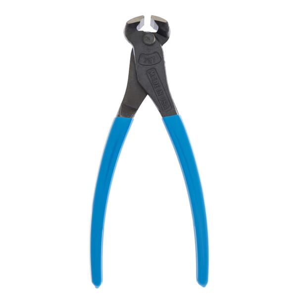 Channellock 357 Non-Insulated Long Jaw Cutting Plier, 1-5/8 in Cutting, 11/32 in General Jaw, 7-1/2 in OAL, Plastic Dipped Handle