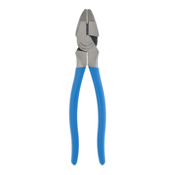 Channellock 368 Linemans Plier, 1.41 in L x 1.12 in W x 0.55 in THK C1080 High Carbon Steel Jaw, Crosshatch Pattern Jaw Surface, 8.38 in OAL