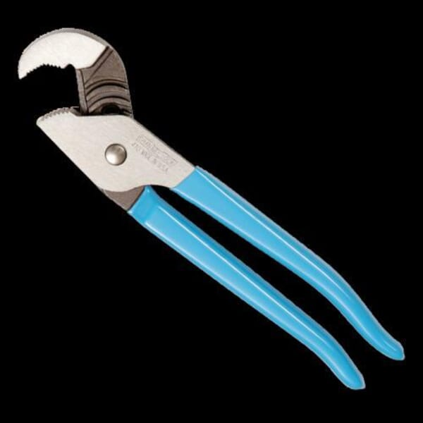 Channellock 410 Double Tongue and Groove Plier, 1.12 in Nominal, 1.12 in L x 0.44 in THK C1080 High Carbon Steel Straight Jaw, 9-1/2 in OAL