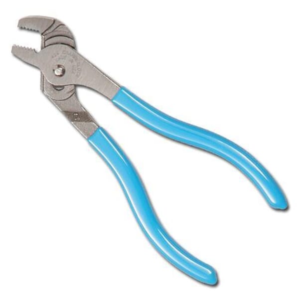 Channellock CODE BLUE 424 Tongue and Groove Plier, 1/2 in Nominal, 0.33 in L x 0.13 in THK C1080 High Carbon Steel Straight Jaw, 4-1/2 in OAL
