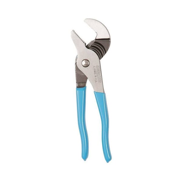 Channellock 428 Tongue and Groove Plier, 1-1/2 in, 1.12 in L x 0.4 in THK Straight C1080 High Carbon Steel Jaw, 8 in OAL