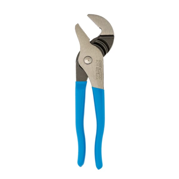 Channellock 428 Tongue and Groove Plier, 1-1/2 in, 1.12 in L x 0.4 in THK Straight C1080 High Carbon Steel Jaw, 8 in OAL