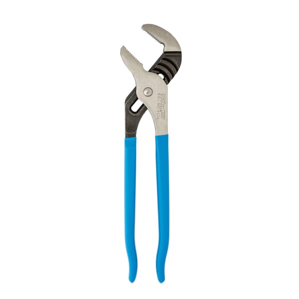 Channellock 440 Tongue and Groove Plier, 2-1/4 in, 1-1/2 in L x 1/2 in THK Straight Forged Alloy Steel Jaw, 12 in OAL