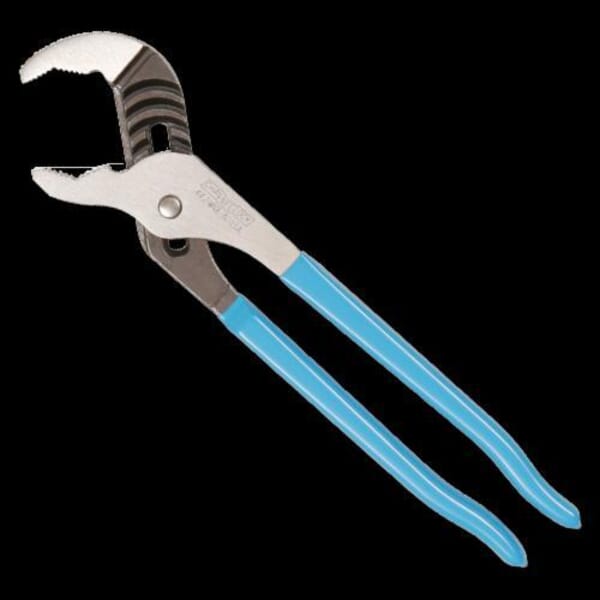 Channellock 442 Tongue and Groove Plier, 2-1/4 in Nominal, 1-1/2 in L x 1/2 in THK 1080 High Carbon Steel V-Shape Jaw, 12 in OAL