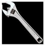 Channellock 810W Uninsulated Adjustable Wrench, 1.38 in, Polished Chrome, 10 in OAL, Chrome Vanadium Steel Body, Chrome Vanadium Steel