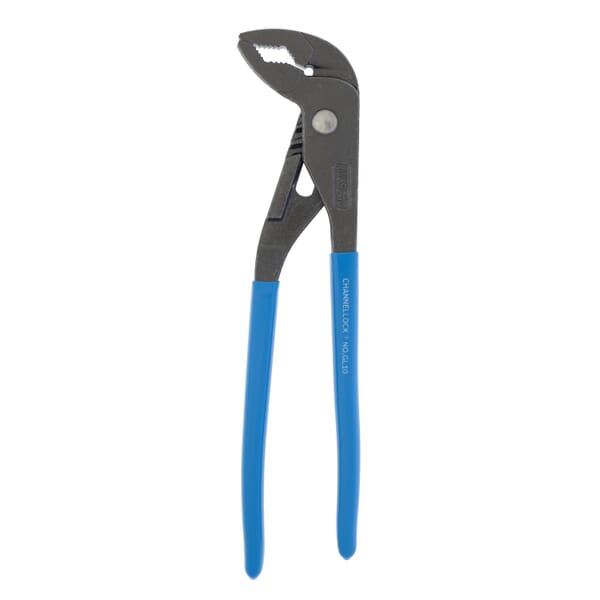 Channellock GripLock GL10 Tongue and Groove Plier, 1-1/4 in, 1.34 in L x 0.36 in THK V-Shape High Carbon Steel Jaw, 9-1/2 in OAL