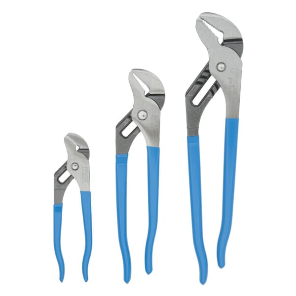 Channellock GS-3 Plier Set, Tongue and Groove, 3 Pieces