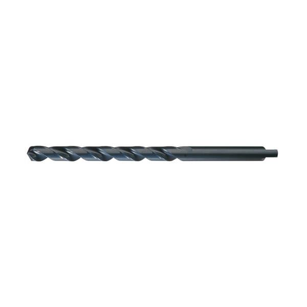 Chicago-Latrobe 49517 255AN General Purpose Taper Length Drill, 17/64 in Drill - Fraction, 0.2656 in Drill - Decimal Inch, 6-1/4 in OAL, HSS, Black Oxide