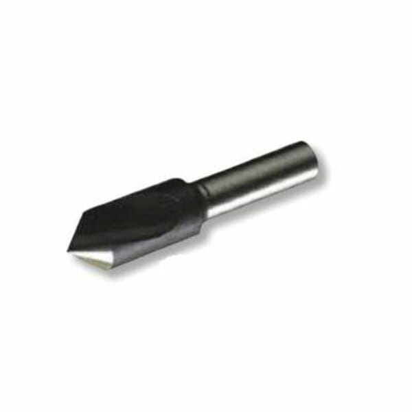 Chicago-Latrobe 56760 209SF Single End Countersink, 1/2 in Dia Body, 1/4 in Dia Shank, 1 Flutes, 90 deg Included, HSS