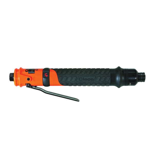 Cleco 19SCA05Q 19 Series Reversible Pneumatic Screwdriver, 1/4 in Chuck, 0.8 ft-lb Torque, 90 psi, Adjustable/Clecomatic Clutch, 3.7 ft-lb Max Working Torque, 11 scfm Short Run Air Consumption, Tool Only