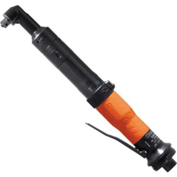 Cleco 24RAA19AM3 24 Series Medium Duty Reversible Right Angle Pneumatic Nutrunner, 3/8 in Drive, 19 N-m Torque, 700 rpm Speed, 90 psi, 24 scfm Short Run Air Consumption, Tool Only