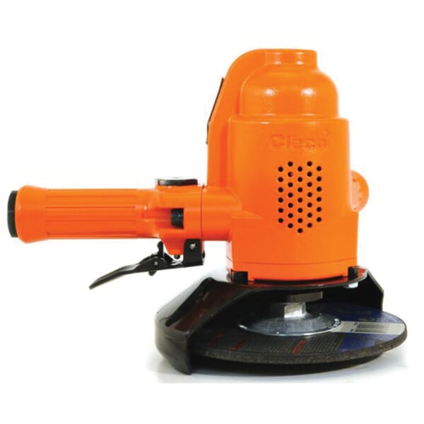 Cleco 4060AVL-09 Reversible Pneumatic Vertical Grinder, 9 in Dia Wheel, 5/8-11 Arbor/Shank, 4.1 hp, 29 scfm Air Flow, 90 psi, For Wheel: Type 27, Tool Only