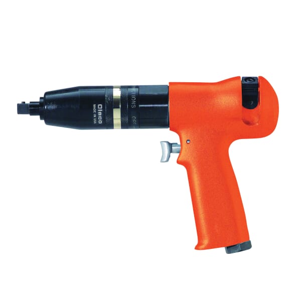 Cleco 88RSATP-2C-3 88 Series Pneumatic Screwdriver, 3/8 in Chuck, 1.2 ft-lb Torque, 90 psi, Clecomatic Clutch, 14.7 ft-lb Max Working Torque, 19.1 scfm Short Run Air Consumption, Tool Only