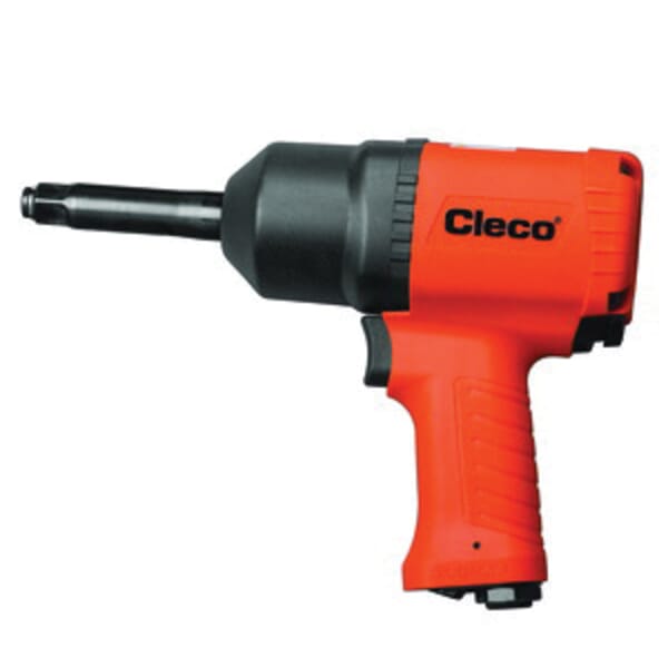 Cleco CWC-500R CWC Premium Variable Speed Pneumatic Impact Wrench, 1/2 in Drive, 50 to 800 ft-lb Torque, 7.6 in OAL, 40.5 scfm Short Run Air Consumption