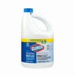 Clorox 30966 Concentrated Germicidal Bleach, 121 oz Bottle, Regular Odor/Scent, Pale Yellow, Thin Liquid Form