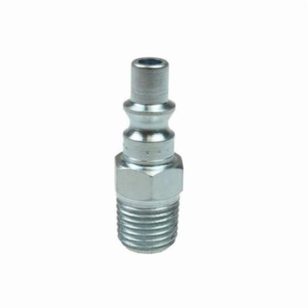 Coilhose 1401 Coilflow ARO Interchange Type 14 ARO Interchange Hose Connector, 1/4 in Nominal, Quick Connect Coupler x MNPT, 300 psi Pressure, Brass, Domestic