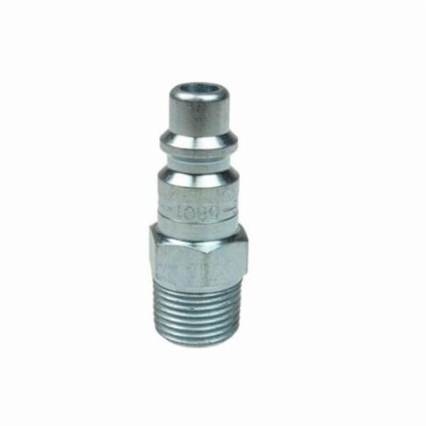 Coilhose 5801 Coilflow Manual Industrial Type 58 Manual Industrial Hose Connector, 3/8 in Nominal, Quick Connect Coupler x MNPT, 300 psi Pressure, Steel, Domestic
