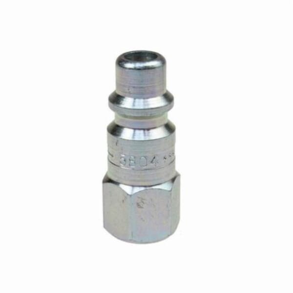 Coilhose 5804 Coilflow Manual Industrial Type 58 Manual Industrial Hose Connector, 3/8 x 1/4 in Nominal, Quick Connect Coupler x FNPT, 300 psi Pressure, Steel, Domestic