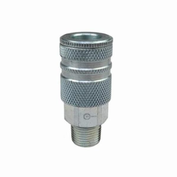 Coilhose 581 Coilflow Manual Industrial Type 58 Manual Industrial Hose Coupler, 3/8 in Nominal, Quick Disconnect Coupler x FNPT, 300 psi Pressure, Steel, Domestic