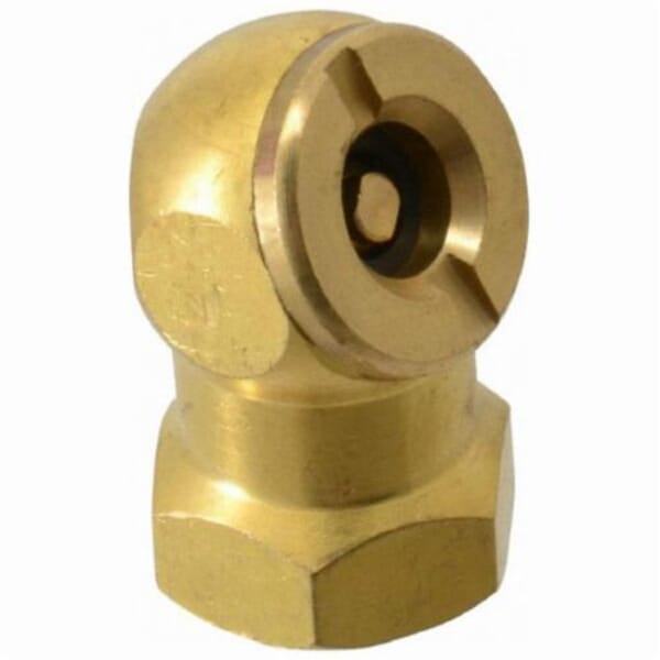 Coilhose CH10 Ball Chuck and Clip, 1/4 in FPT Thread, Brass, Domestic