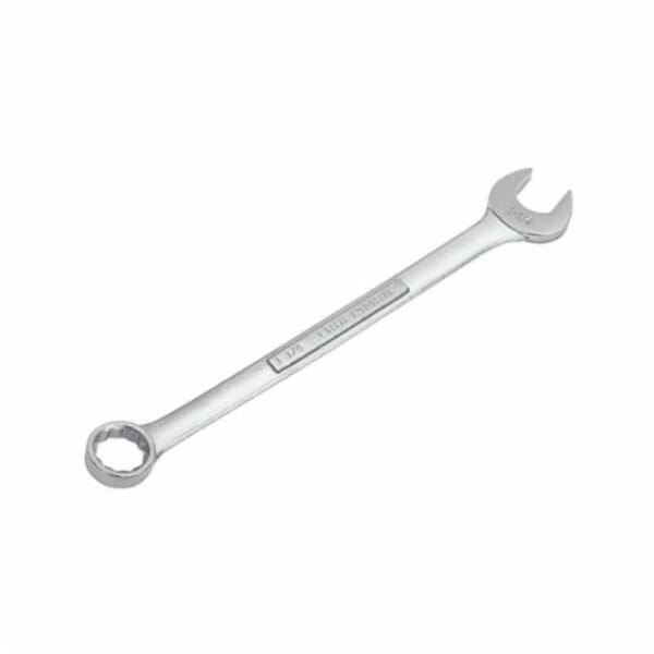 Craftsman 9-44708 Combination Wrench, 1-1/4 in, 12 Points, 15 deg Offset, 16.87 in OAL, Alloy Steel, Polished Chrome/Nickel Plated
