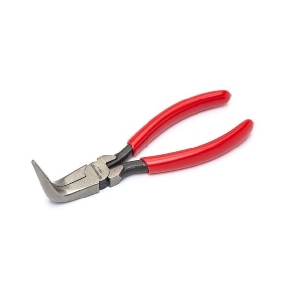 Crescent 8886CVN Solid Joint Needle Nose Plier, 1 in L x 11/16 in W, Bent/Curved/Serrated Forged Alloy Steel Jaw, 6 in OAL
