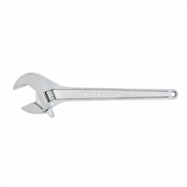 Crescent AC215VS Adjustable Wrench, 1-11/16 in, Polished Chrome, 15 in OAL, Heat Treated Alloy Steel Body, Heat Treated Alloy Steel