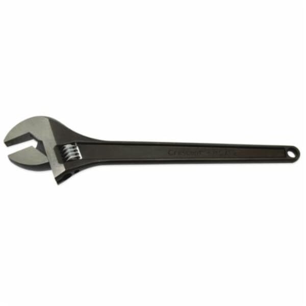 Crescent AT115 Uninsulated Adjustable Wrench, 1.688 in Wrench, 15 in OAL, Heat Treated Alloy Steel Body, Heat Treated Alloy Steel, Black Oxide